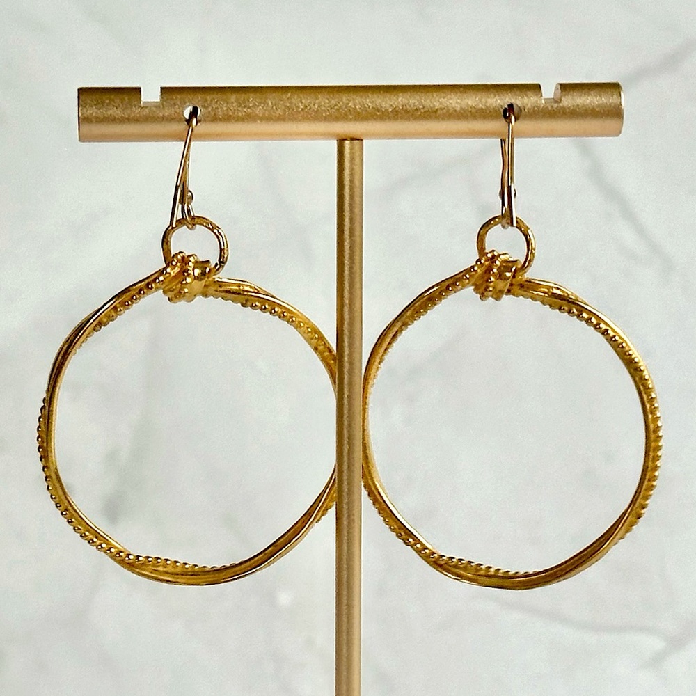 Elegant Gold Hoop Earrings